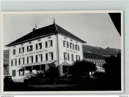 1628 Vuadens Les Colombettes FOTO KEINE AK Hotel de la Croix Blanche Ort... - 13232559