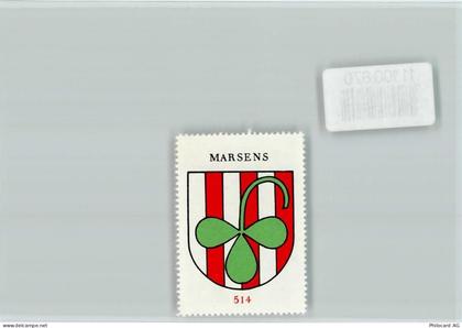 1633 Marsens - Vignette Wappen Kaffee Hag ca 1920-1940 Marsens - 11100870