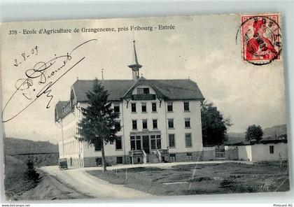 1725 Posieux Hauterive FR 1903 Gebrauchsspuren Ecole d`Agriculture de Gr... - 10603462