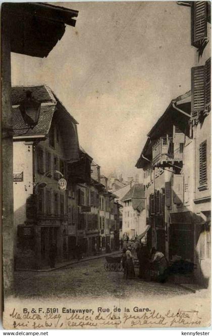 Estavayer - Rue de la gare