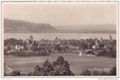 CPA SUISSE @ MURTEN - MORAT Lac de Murtensee canton de Fribourg en 1938