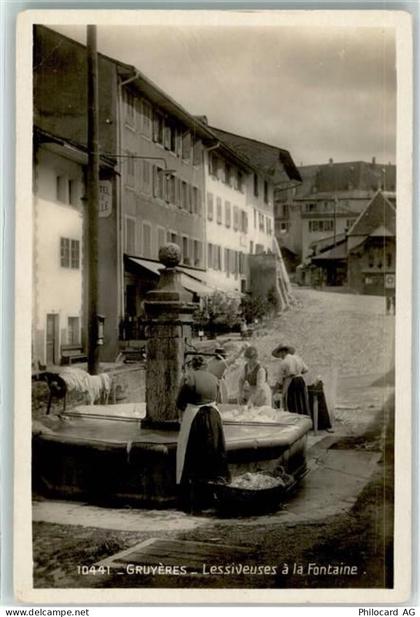 1663 Gruyères - Waschfrauen am Brunnen - 10596370