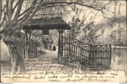 Geneve GE Entree du Sentier des Saules