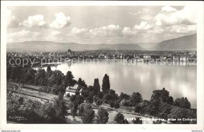 Geneve GE Vue de Geneve prise de Cologny