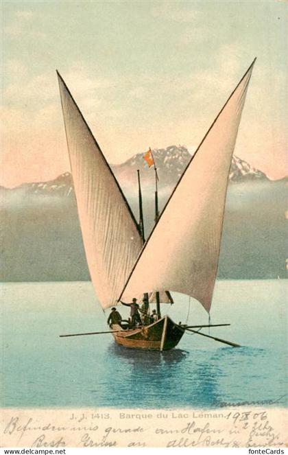 Lac Leman Genfersee GE Barque du Lac Leman