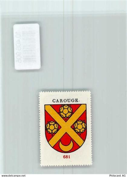 1227 Carouge GE La Praille - Vignette Wappen Kaffee Hag 1920-1940 - 10406905