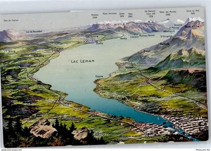 Genfersee Lac Leman - Vogelperspektive - 50760100