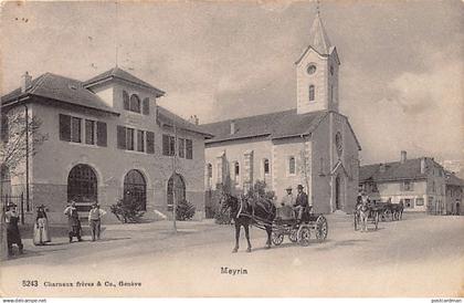 Suisse - MEYRIN (GE) La mairie et l'église - Ed. Charnaux Frères 5243