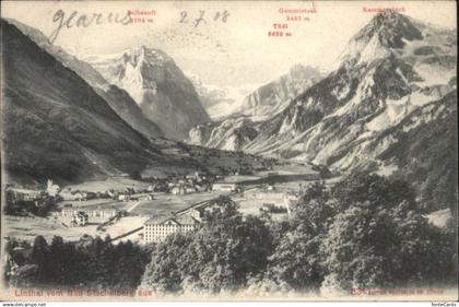 Linthal Glarus Linthal Selbsanft Gemmistock Kammerstock