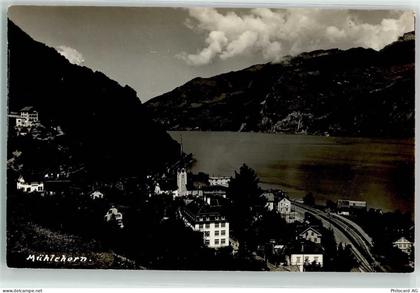 8874 Mühlehorn Foto AK Kirche See - 13191108
