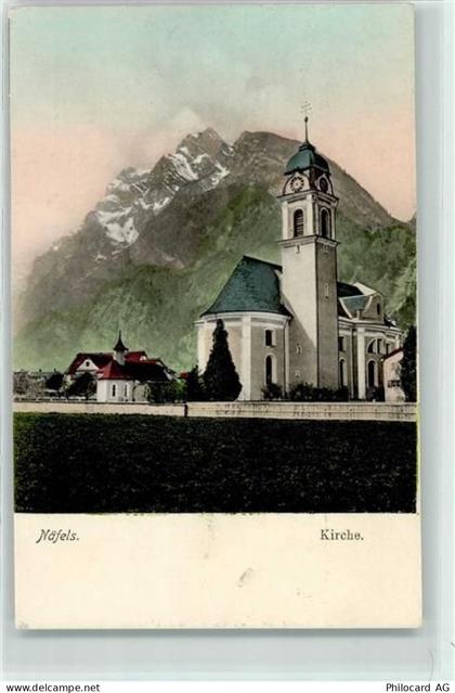 8752 Näfels 1906 - Kirche - 10592648