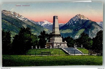 8752 Näfels 1916 Foto AK Denkmal Feldpost WK I - 38253807