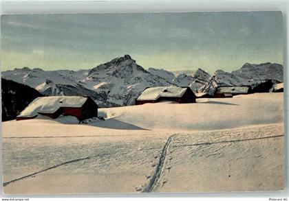 8758 Obstalden - Amdenerhöhe gegen Mürtschenstock Winter - 10393134