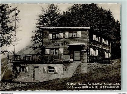 8762 Schwanden GL Gebrauchsspuren Skihaus des Ski-Club Altstetten auf Au... - 13146124