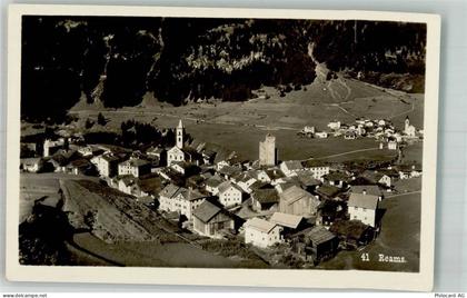 7241 Conters im Prättigau Foto AK Burg Ruine Reams - 10752954