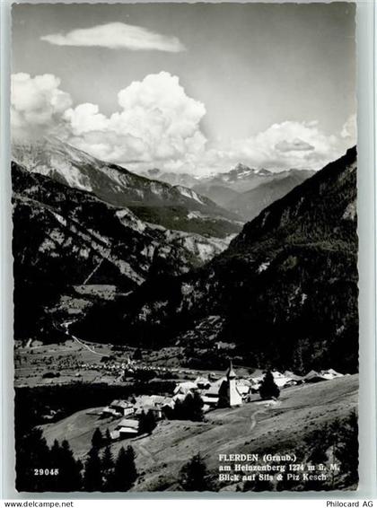 7426 Flerden - Flerden am Heinzenberg Blick auf Sils und Piz Kesch - 10157002