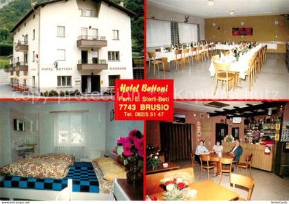 Brusio Hotel Bottoni Restaurant Saal Fremdenzimmer
