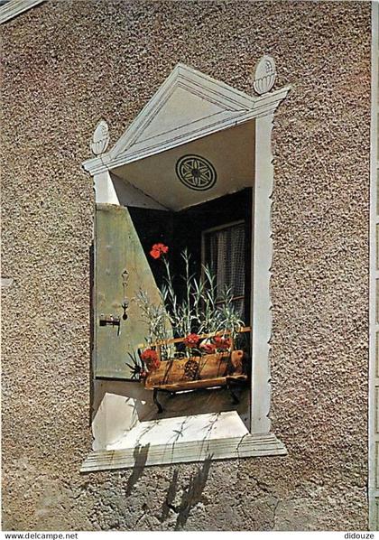 Carte Postale - Suisse - GR Grisons - Engadin - Engadiner Sgraffito-Fenster - Fleurs - CPM - Carte Neuve - Voir Scans Re