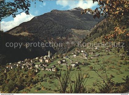 Castaneda Val Calanca con Pizzo Molinera