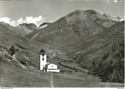 Cresta Avers Avers Cresta Kirche ungelaufen ca. 1965