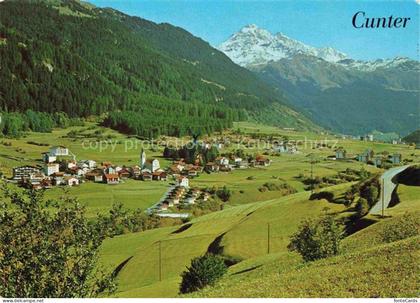 Cunter GR Panorama Blick gegen Piz d'Err