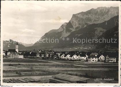 Landquart Panorama Dorf Ansicht
