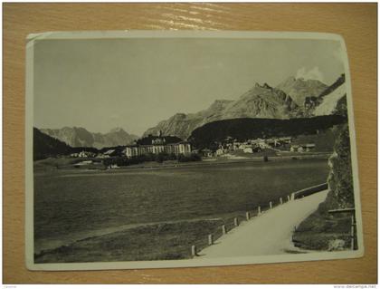 MALOJA und die Bergellerberge REGENSDORF 1959 to Lidingo Sweden post card Grisons GRAUBUNDEN Switzerland