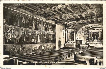 Mesocco Interno Chiesa Santa Maria