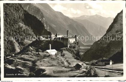Mesocco Ruinen Castello Alpen