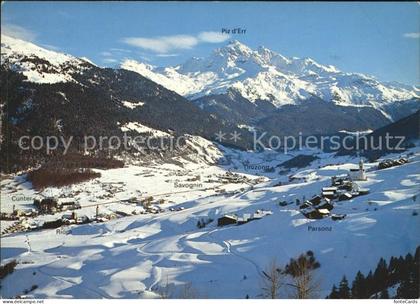 Oberhalbstein Cunter Riom Parsonz Savognin und Tinizong mit Piz d Err
