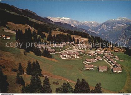 Sarn Heinzenberg Feriensiedlung Lescha Ringelspitz Calanda Flugaufnahme