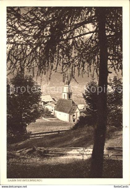 Sarn Hinterrhein Kirchenpartie Heinzenberg
