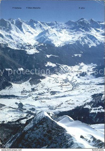 Savognin Cunter Riom Parsonz Tinizong P. Salteras Bleis Marscha