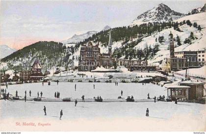 St Moritz  SANKT MORITZ GR Panorama Eislaufbahn