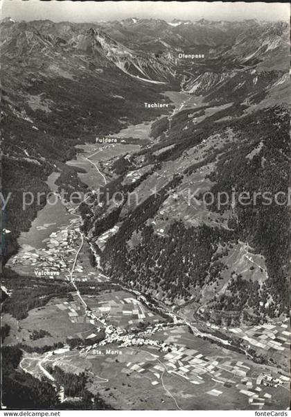 Sta Maria Muestair Muenstertal Valchava Fuldera Tschierv Ofenpass