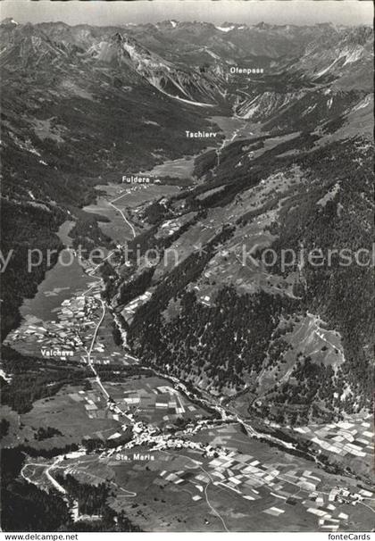 Sta Maria Muestair Muenstertal Valchava Fuldera Tschierv Ofenpass
