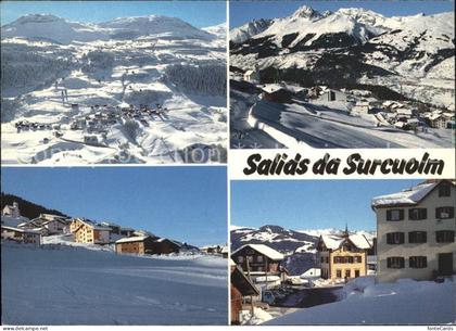 Surcuolm Panorama Teilansichten Piz Mundaun