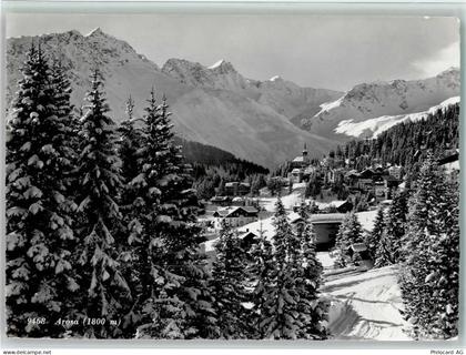 7050 Arosa - Blick nach Arosa Winteraufnahme Wald - 10156103