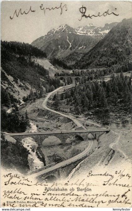 Albulapabahn ob Bergün