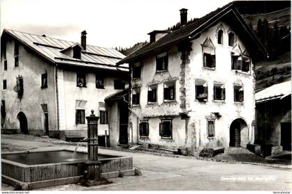 Dorfplatz in Bergün