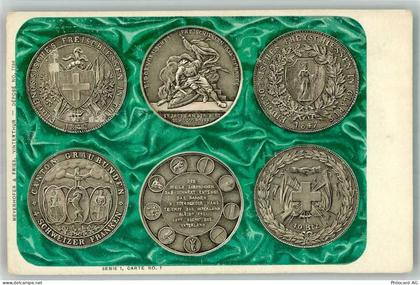 7000 Chur Coire Foto AK Medaille Schützenfest Chur Basel Glarus - 14005963