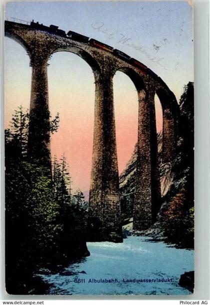 7477 Filisur - Eisenbahn Landwasserviadukt - 39983521