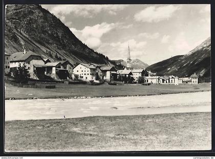 AK S-chanf, Ortsansicht mit Wasserpartie