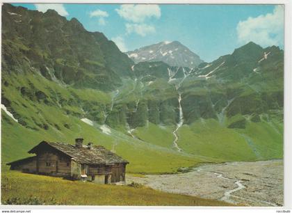 Safien, Bodenalp mit Bodenhörner, Weisshorn und Cracha