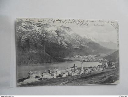 ST MORITZ Dorf u Bad Carte Postale
