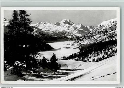7513 Silvaplana - Blick auf Campfer Silvaplana und Margna Winter - 11088682