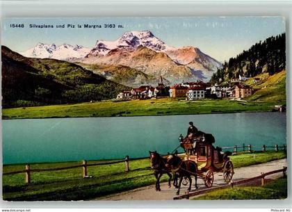 7513 Silvaplana - Silvaplana mit Piz la Margna Postkutsche - 13116835