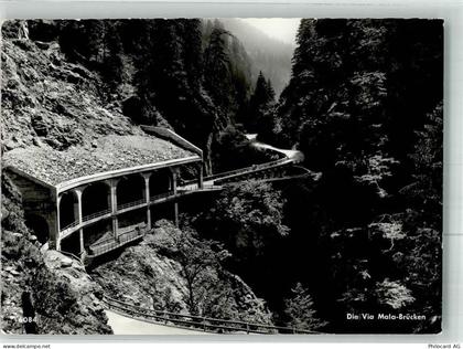 7435 Splügen Foto AK Via Mala-Brücken - 38023425