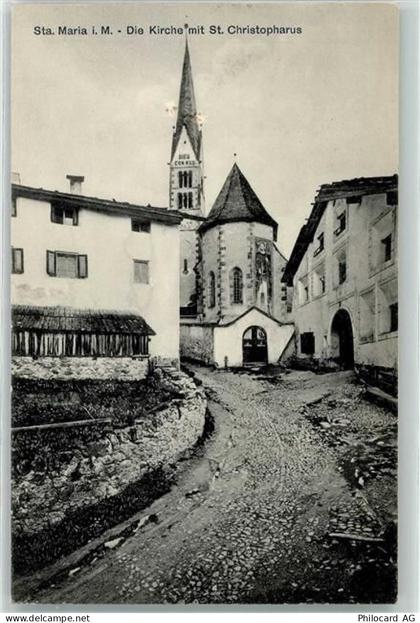 7536 Sta. Maria Val Müstair - die Kirche mit St. Christopharus - 10593291
