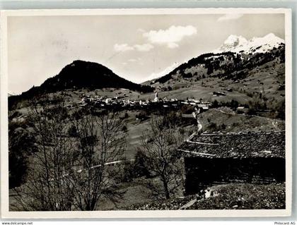7158 Waltensburg Vuorz Staziun 1954 Foto AK - 38250884